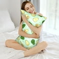 thumbnail image 5 of Disketp Avocado Satin Pillowcase For Hair And Skin - Satin Pillow Cases Standard Size 20x30 Inches With Zipper,Gifts For Women Men, 5 of 8