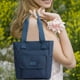 thumbnail image 5 of Bolso de nylon de gran capacidad para mujer - Mochila impermeable cruzada con varios bolsillos, 27x12x32cm, 5 of 8