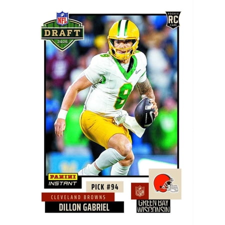 NFL 2025 Instant Draft Night Football Dillon Gabriel #39 (Rookie)