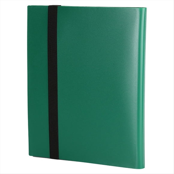Libro De ColeccióN De Cartas De Gran Capacidad, Resistente Al Agua Y Al Polvo, ColeccióN De Cartas De Juegos De Mesa Verde