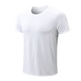thumbnail image 4 of DPTALR Combinaison de Course Ample pour Homme de Printemps, Absorbant la Sueur, Respirante, Entraînement Physique, Décontractée, Manches Courtes, Col Rond, Haut/chemise, 4 of 8