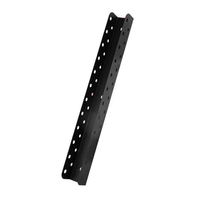 Black Metal Wall Mounted Tool Organizer Rack, Heavy Duty Storage System for Screwdrivers, Pliers, Wrenches & DIY Hand Tools, 15.75 x 1.77 Inch, 2-Pack
