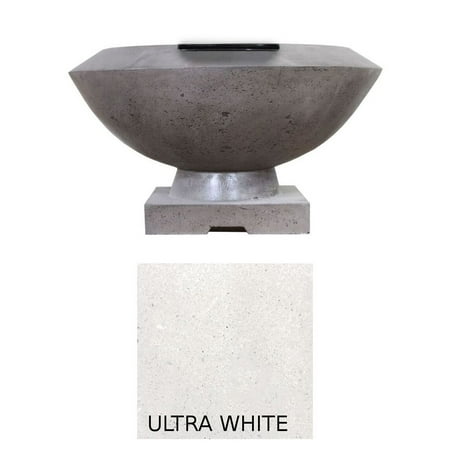 Prism Hardscapes Toscano Fire Bowl With PH Ignite in Ultra White - NG