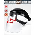 thumbnail image 4 of Protector facial de seguridad Tellegloww, paquete de 4 unidades, para moler y cortar, 4 of 7