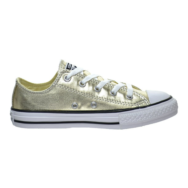 Converse Chuck All Star OX Little Kid's Shoes Light Gold/White 353181f - Walmart.com