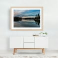 thumbnail image 5 of Fall Sunset at Codorus State Park - Hanover Pennsylvania Photography Lake Sunset Scenic Water Nature Landscape Oak Framed Wall Art Print 20 x 30 inches, 5 of 6