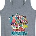 thumbnail image 3 of Mickey & Friends - Welcome Friends! - Women's Racerback Tank Top, 3 of 5