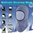thumbnail image 5 of Youth Kids Balaclava Beanies Cold Weather Ski Mask Thermal Warm Breathable Full Face Mask Winter Windproof Neck Hood Ninja Mask for Boys Girls Toddle, 5 of 9