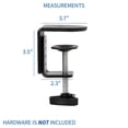 thumbnail image 4 of VIVO Black Heavy Duty Desk Clamp for Monitor Mount Stand | Sturdy 4 Inch C-clamp, 4 of 4
