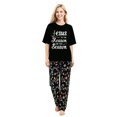 thumbnail image 5 of LuLiaMenton Matching Couples Christmas Pajamas Reason For Season Short Sleeve Long Pants Set, 5 of 5