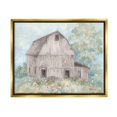 thumbnail image 3 of Stupell Industries Quaint Country Barn Rural Flower Field Meadow Painting Metallic Gold Floating Framed Canvas Print Wall Art, Design by Debi Coules, 3 of 5