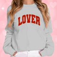 thumbnail image 3 of YAYUBA Valentine Shirts for Women Love Heart Sweater Casual Long Sleeve Crewneck Pullover Sweatshirts Valentines day Tops, 3 of 5