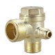 thumbnail image 1 of 2/5"3/8"pt 1/2"pt Male Thread 3 Way Metal Air Compressor Check Valve-subaoe, 1 of 5