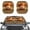 Funny Highland Cow Ethnic Geometric Aztec Tribal, variant on Uorisanigo Car Sunshade Cute 2 PCS Retro Aztec Geometric Heart Baby Highland Cow Block Uv Rays Sun Visors for Women Rectangular Sun Visor Sunlight Protector Keep Vehicle Cool Auto Accessories