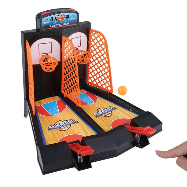 1 Pièce Machine De Jeu De Basket-ball De Doigt De Couleur Aléatoire,  Mini-jeu De Table, Jouet Interactif Parent-enfant, Mode en ligne