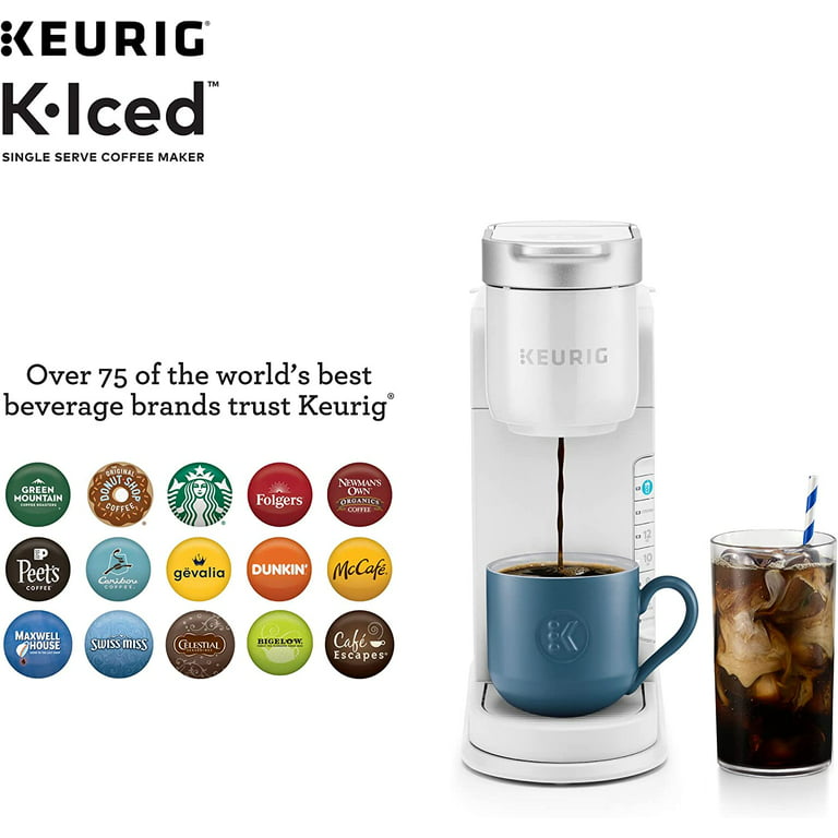 Keurig K-Iced Single Serve Coffee Maker, White 