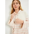 thumbnail image 4 of June + Vie Women's Plus Size Bell-Sleeve French Terry Sweatshirt, 4 of 4