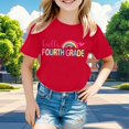 thumbnail image 4 of Boys & Girls Crew Neck Short Sleeve T-Shirts,Comfortable Breathable Casual Tops for Daily Back-to-School Outfits, 4 of 4