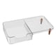 thumbnail image 5 of Organizador de maquillaje de escritorio, estante organizador de mostrador de baño, estante de almacenamiento de cosméticos Blanco, 5 of 9