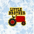 thumbnail image 4 of Inktastic Red Tractor Little Brother Boys Baby Bodysuit, 4 of 5