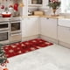 thumbnail image 4 of Tapete decorativo navideño para cocina, resistente al aceite y a las manchas, juego de tapetes de entrada resistentes al desgaste, alfombras de nailon para pisos, 4 of 6