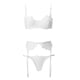 thumbnail image 5 of Gibobby Lencería de encaje Día de San Valentín Ropa de dormir Ropa interior de Pijamas Encaje Anillo de sexy Lencería Liga Nuevos íntimos(Blanco, XXL), 5 of 5