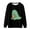 Black, variant on Fesfesfes Long Sleeve Shirt Men Casual Round Neck Sweater Dinosaur 3D Print Pullover Long Sleeve Tops Clearance