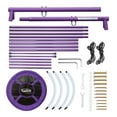 thumbnail image 6 of 440lbs Swing Set-43" Saucer Tree Swing&71" High A Frame Swing Stand Heavy Duty,All Weather Resistance,Durable&Sturdy Textiline &Powder-Coated Tubes,Suit Kids Backyard Outdoor, 6 of 7