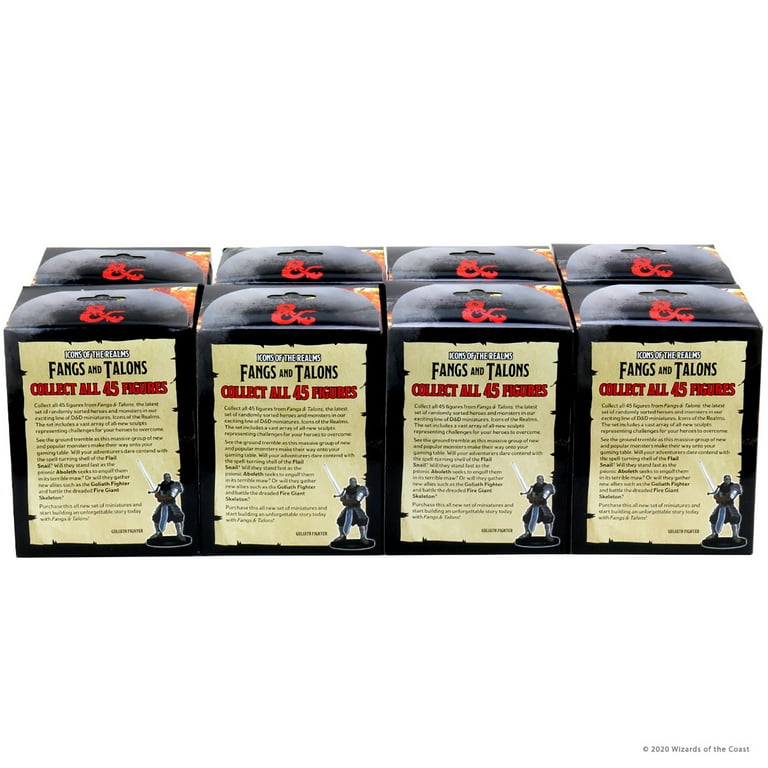Dungeons and Dragons D&D Fangs and Talons 8ct. Booster Brick Dungeons and Dragons D&D Fangs and Talons 8ct. Booster Brick