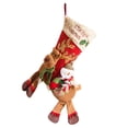 thumbnail image 4 of Juego De Calcetines Navideños Decoraciones Festivas Con Papá Noel, Muñeco De Nieve, Renos Y Bolsas De Caramelos Perfectos Para Las Fiestas Y, 4 of 4