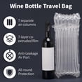 thumbnail image 3 of Bolsas protectoras de viaje para botellas de vino Kivsty, paquete de 50 con bomba, 3 of 8