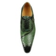 thumbnail image 4 of Shoes for Mens Formal Luxury Genuine Leather Dress Shoes Design Green Mens Business Wedding Black Lace Up Pointed Toe Oxfords Green 10.5, 4 of 4