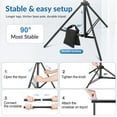 thumbnail image 4 of Backdrop Stand 10x7ft(WxH) Photo Studio Adjustable Background Stand Support Kit with 4 Backdrop Clamps, 2 Sandbags for Parties Events Decoration, 4 of 9