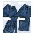thumbnail image 4 of PINQI Teen Girls Cargo Jeans Oversized Pockets Baggy Wide Leg Streetwear Denim Pants Kids Elastic Waist Y2k Denim Trousers, 4 of 9