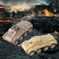 thumbnail image 4 of Kits de modelos de montaje de plástico 4D 2pc 1:72 vehículos de reconocimiento de juego Sunnimix Tanques en miniatura, 4 of 8