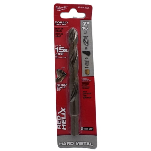 Milwaukee Electric or Electrical Tool 48-89-2325 Thunderbolt Cobalt Drill Bit, 7/16-In.