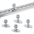 thumbnail image 5 of L Track Threaded Stud Fittings L-Track Threaded Double Stud Lug Fitting Tie Down, Used with L Track Rails, Silver, 5 of 7