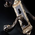 thumbnail image 6 of Antique Universal Indoor Lever Door Locks Entry Door Lever Lock Mortise Zinc Alloy Handle, Bedroom Classic Door Lock, 6 of 11