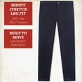 thumbnail image 2 of Dickies Womens Work Pants - Mid Rise Skinny Stretch Fit Twill Pull On Office Casual Pants for Women, 2 of 7