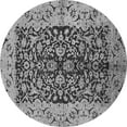 thumbnail image 1 of Ahgly Company Indoor Round Oriental Gray Traditional Area Rugs, 7' Round, 1 of 4