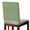 Green, variant on Pink Burlap Texture Chair Back Cover for Dining Room Set of 8, Farmhouse Vintage Pink Removable Kitchen Chair Slipcovers, Washable Seat Protector for Restaurant Party Banquet Wedding Décor