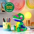thumbnail image 4 of Paint Your Own Dinosaur Lamp Kit, Art Supplies Crafts Kit, Accompany Comfort Light, Painting Arts Crafts Kit for 6-12, Toys Birthday Valentines Day's Gift Ages 6 7 8 9 10 11 12+, 4 of 7