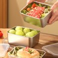 thumbnail image 1 of Lubelski Lunch Box Stainless Steel Picnic Bento Box Large Capacity Portable Lunch Container for Home Office School, 1 of 7