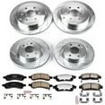 thumbnail image 3 of PowerStop Front and Rear Z36 Truck & Tow Carbon-Fiber Ceramic Brake Pad and Drilled and Slotted Rotor Kit Fits: BUICK CHEVROLET GMC SATURN Select Models K4466-36, 3 of 9