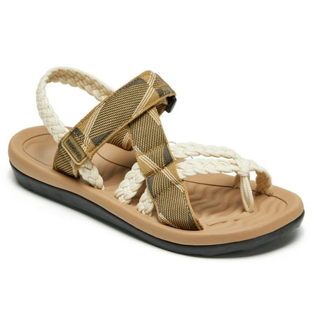 

MEGNYA Hiking Sandals for Women Comfortable Walking Flip Flop Sandals with Arch Support Athletic Sandals with Hook and Loop Straps for Beach Vacation Adventure