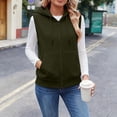 thumbnail image 6 of Misright Women's Zipper Hoodie Sleeveless Slim Fit Hoodie Casual Lightweight Jacket, 6 of 11