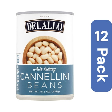 Delallo Cannellini Beans 15.5 oz (Pack Of 12)