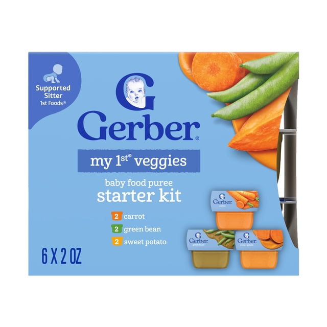 Papilla de verduras Gerber etapa 1 2 paquetes