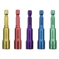 thumbnail image 2 of 5x 65mm Nut Driver Set Driver Bit Set Hex Screws Nut Sleeve Nozzles Drill Bit, 2 of 7