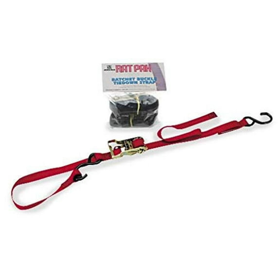 ANCRA TIEDOWNS 49498-10 TIEDOWN INTEGRA RATPACK RED